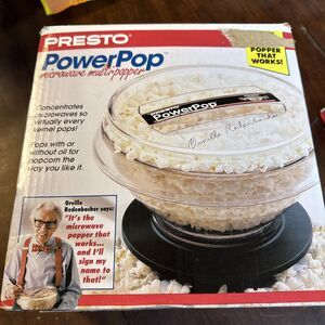 PRESTO PowerPop Microwave Multi-Popper, New Old Stock (2012)